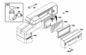 Air Cleaner Grp Diagram and Parts List for  Briggs and Stratton Engine